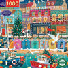 eeBoo English Seaside Christmas 1000pc Jigsaw Puzzle