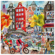 eeBoo Artists in Amsterdam 1000pc Jigsaw Puzzle
