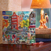 eeBoo Artists in Amsterdam 1000pc Jigsaw Puzzle