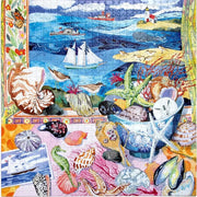 eeBoo Seashell Shore 1000pc Jigsaw Puzzle