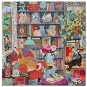 eeBoo English Cottage Library 1000pc Jigsaw Puzzle