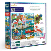 eeBoo New England Wharf 1000pc Jigsaw Puzzle