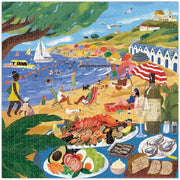 eeBoo Beach Umbrella 1000pc Jigsaw Puzzle