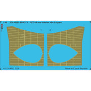 Eduard 1/48 PBY-5A Rear Interior Ribs & Spars SPACE for ICM