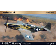 Eduard kits 82108 1/48 North-American P-51B/C Mustang with dorsal fin Profi Pack