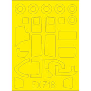 Eduard EX718 1/48 O-2A for ICM kit Mask set