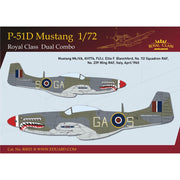 Eduard 1/72 P-51D Mustang Dual Combo Plastic Model Kit