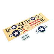 E-Flite EFL-1092 Decal Sheet UMX P-51 Detroit Miss