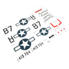 E-Flite EFL-1740 Decal Sheet P-51 1.0m