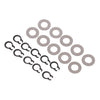 E-Flite Wheel Axle Circlips with Washers 3mm V1200 V2