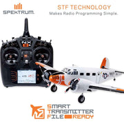 E-Flite Beechcraft D18 RC-45J 1.5m RC Plane BNF Basic EFL-3726