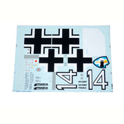 E-Flite EFL01369 Decal Set Fw 190 1.5m
