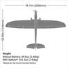 E-Flite Conscendo 2.0m RC Glider BNF Basic EFL32250