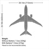E-Flite Micro Boeing 787-8 Dreamliner Twin 30mm EDF Jet BNF Basic