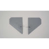 E-Flite EFL87879 Stabilator Set F-16 Falcon Gray