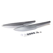 E-Flite EFLA5600S 39.5inch Float Set with Hardware, Silver