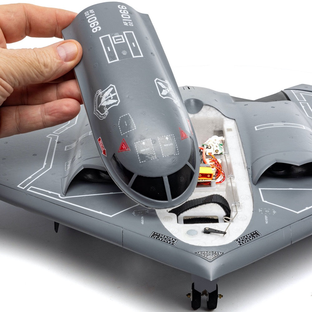 E-flite Micro B-2 Spirit Twin 30mm EDF Jet BNF Basic EFLU09050