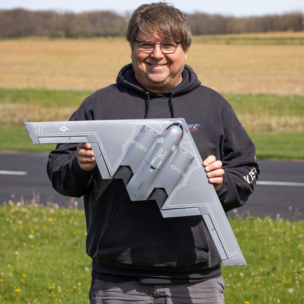 E-flite Micro B-2 Spirit Twin 30mm EDF Jet BNF Basic EFLU09050