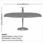 E-Flite UMX Conscendo RC Glider (BNF Basic) EFLU32050
