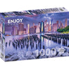 Enjoy 1065 Cloudy Sky Over Manhattan New York 1000pc Jigsaw Puzzle