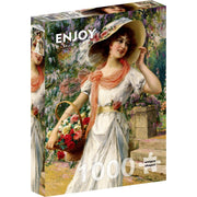 Enjoy 1122 Emile Vernon The Flower Garden 1000pc Jigsaw Puzzle