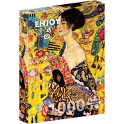 Enjoy 1128 Gustav Klimt Lady with a Fan 1000pc Jigsaw Puzzle