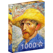 Enjoy 1143 Vincent Van Gogh Self-portrait with a Straw Hat 1000pc Jigsaw Puzzle