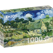 Enjoy 1173 Vincent Van Gogh Thatched Cottages at Cordeville 1000pc Jigsaw Puzzle