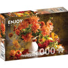Enjoy 1233 Still Life with Orange Dahlias 1000pc Jigsaw Puzzle