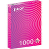 Enjoy 1302 Circle Gradient Number One 1000pc Jigsaw Puzzle