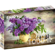 Enjoy 1338 Lilac and Chess 1000pc Jigsaw Puzzle