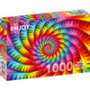 Enjoy 1635 Psychedelic Rainbow Spiral 1000pc Jigsaw Puzzle