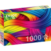 Enjoy 1644 Knitting Rainbows 1000pc Jigsaw Puzzle