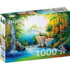 Enjoy 1714 In the Woods near the Waterfall 1000pc Jigsaw Puzzle