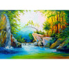 Enjoy 1714 In the Woods near the Waterfall 1000pc Jigsaw Puzzle