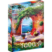 Enjoy 1838 Sea View Through the Arch 1000pc Jigsaw Puzzle