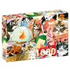 Enjoy 1898 Curious Cats 1000pc Jigsaw Puzzle