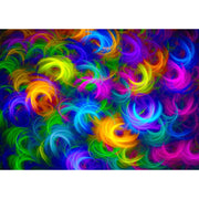 Enjoy 1964 Abstract Neon Feathers 1000pc Jigsaw Puzzle