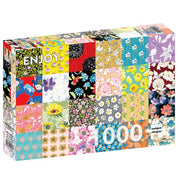 Enjoy 2046 Floral Patterns 1000pc Jigsaw Puzzle