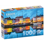 Enjoy 2066 Copenhagen Old Harbor 1000pc Jigsaw Puzzle