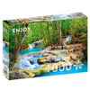 Enjoy 2067 Turquoise Waterfall Thailand 1000pc Jigsaw Puzzle