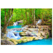 Enjoy 2067 Turquoise Waterfall Thailand 1000pc Jigsaw Puzzle