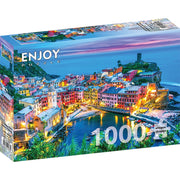 Enjoy 2080 Vernazza at Dusk Cinque Terre Italy 1000pc Jigsaw Puzzle