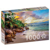 Enjoy 2102 Seychelles Beach at Sunset 1000pc Jigsaw Puzzle