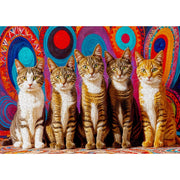 Enjoy 2131 Five Cats 1000pc Jigsaw Puzzle