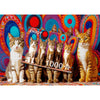 Enjoy 2131 Five Cats 1000pc Jigsaw Puzzle