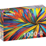 Enjoy 2133 Colorful Feathers 1000pc Jigsaw Puzzle