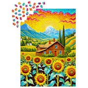 Enjoy 2145 Sunflower House 1000pc Jigsaw Puzzle