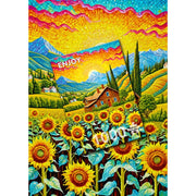Enjoy 2145 Sunflower House 1000pc Jigsaw Puzzle