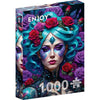 Enjoy 2169 Gothic Flowers Portrait 1000pc Jigsaw Puzzle